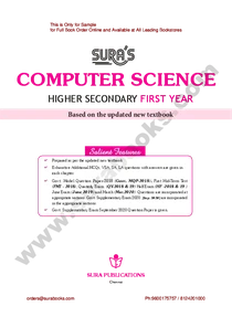 11th Computer Science Guide 2022