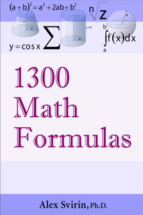 1300 Math Formulas