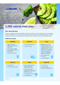 2000 Calorie Meal Plan