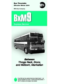 BxM9 Bus Schedule
