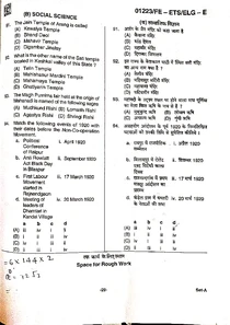 CG TET Question Paper 2022 In Hindi