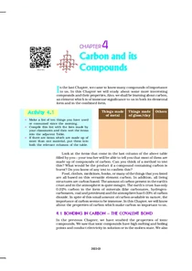 Carbon And Its Compounds Class 10