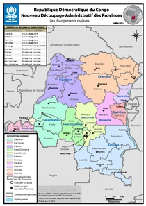 Carte De La Rdc Avec 26 Provinces