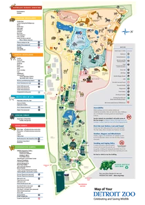 Detroit Zoo Map