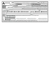 Electronic Clearing Service Application Form