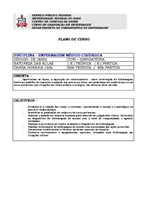 Enfermagem Patologia Médico Cirúrgico