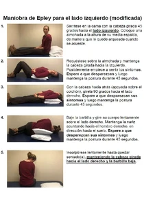 Epley Maneuver In Spanish