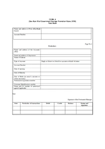 Form – 4 Pass Book