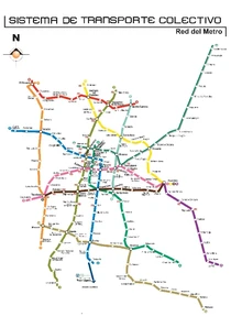Mapa Del Metro CDMX