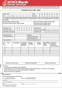 Margin Pledge Form – NSDL