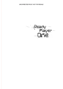 Ready Player One Book