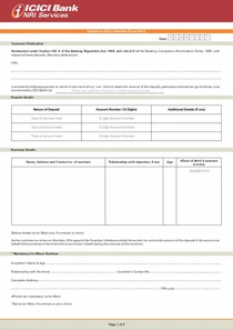 Request To Add A Nominee (Form DA-1)