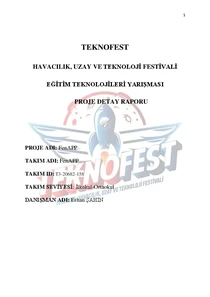 Teknofest Proje Örnekleri 2022