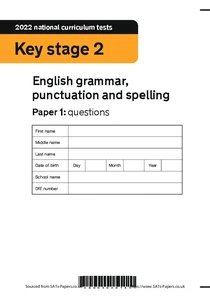 Year 6 Sats 2022 Practice Papers