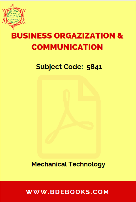 Business Orgazization & Communication (5841) – MT