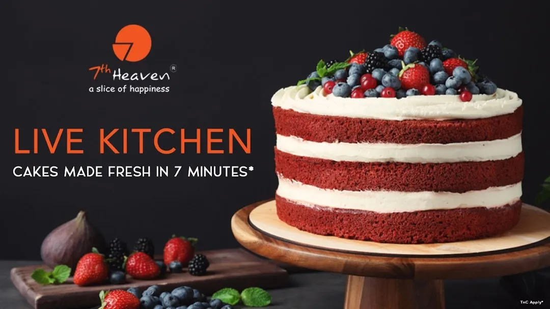 7th Heaven Cake Shop - Order & Send Online Cakes - Indiacakes