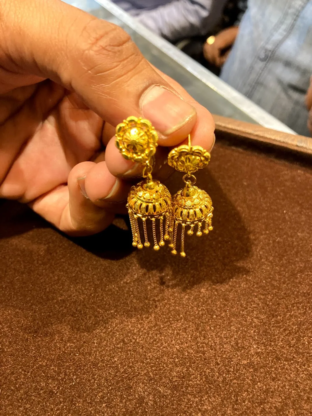 Latest Gold 18kt Earring Design Rani Alankar Jewellers – Welcome to Rani  Alankar