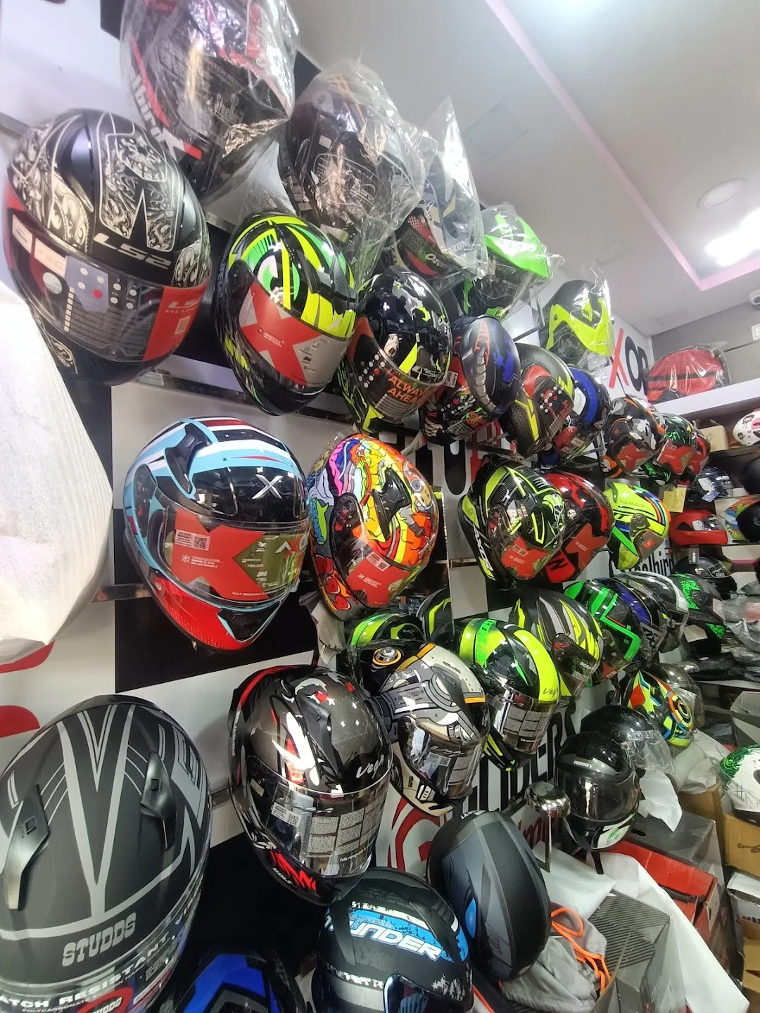 Motorcycle helmet discount shop near me