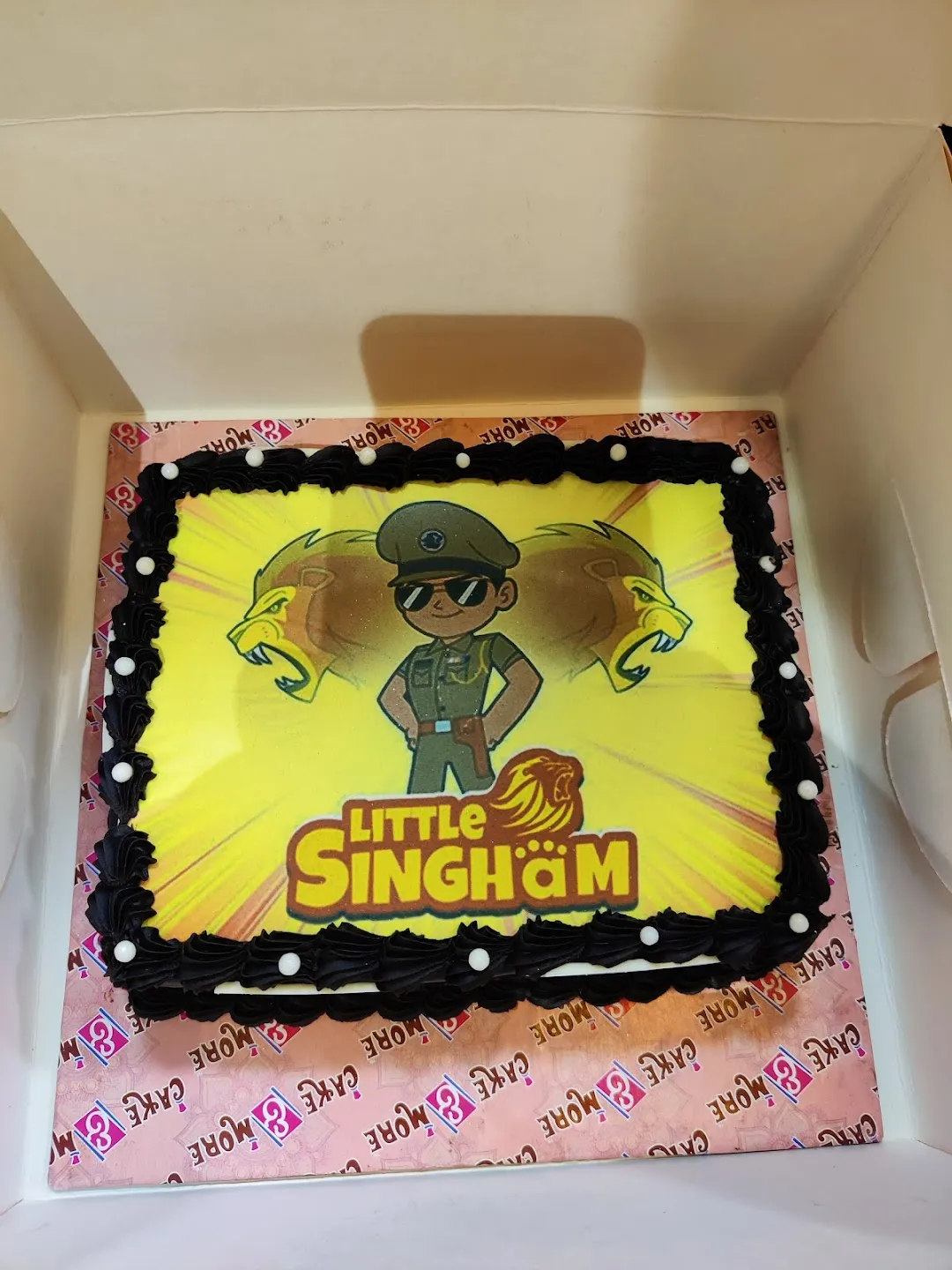 Little Singham theme cake – Praisy's Pâtisserie
