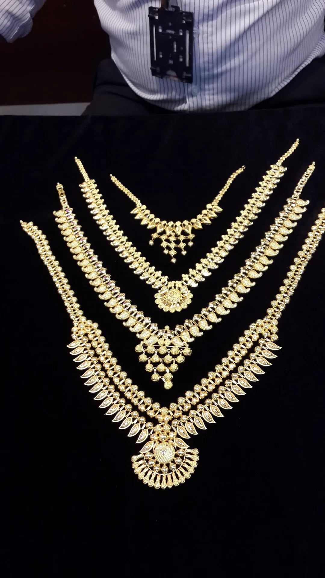 Chungath jewellery clearance gold set