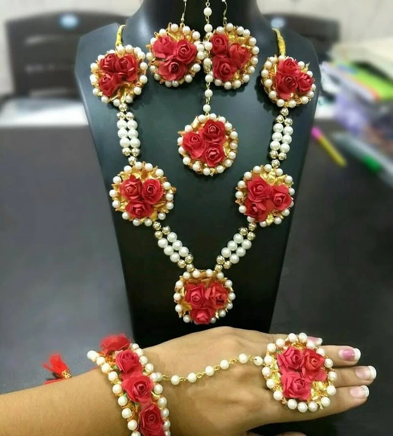 S-607 BY FASHID WHOLESALE TRADITIONAL ARTIFICIAL JEWELLERY FOR INDIAN  ATTIRE AT EXCLUSIVE RANGE.