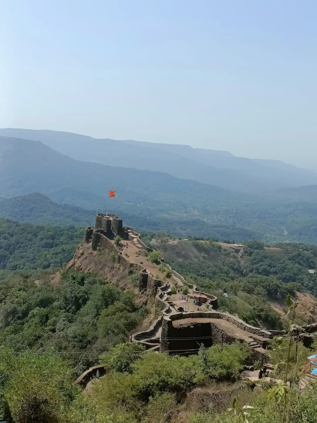 Aerial view of Pratapgad fort, Satara, Maharashtra Stock Photo by  ©RealityImages 191368702