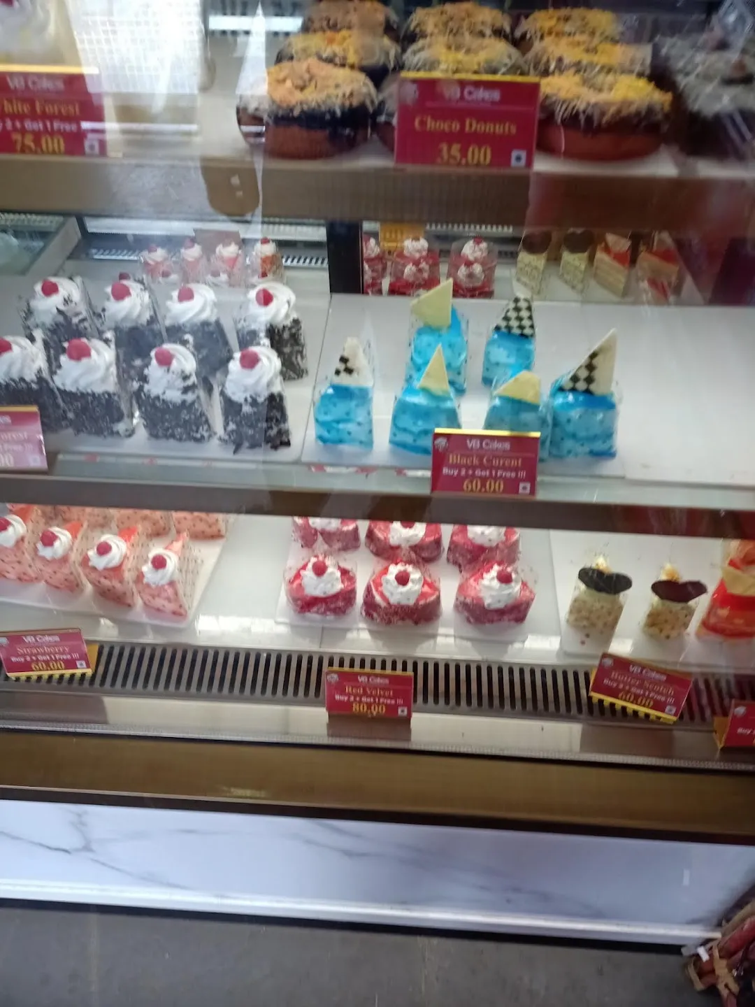 Menu of FB Cakes, Egmore, Chennai