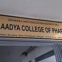 Aadya College of Pharmacy