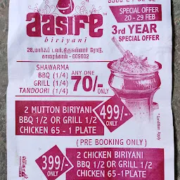 Aasife Biriyani