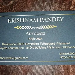 Advocate Krishnam Pandey