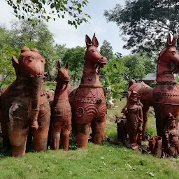 Aiyyanar Village Temple Open Air Exhibition, Indira Gandhi Rashtriya Manav Sangrahalaya