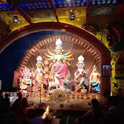 AJ block puja pandal