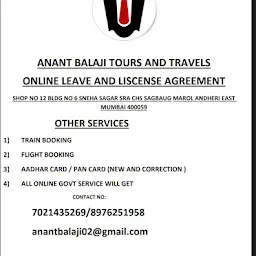 Anant Balaji Tours & Travel