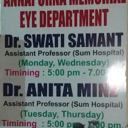 Annapurna Memorial Hospital Eye Department