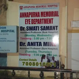 Annapurna Memorial Hospital Eye Department