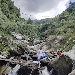 Bhagsu Nag waterfalls car parking