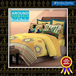 Bombay dyeing store bodakdev- king size bedsheet, towels, mattress in ahmedabad
