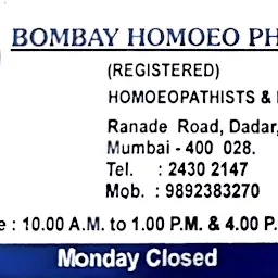 Bombay Homoeo Pharmacy