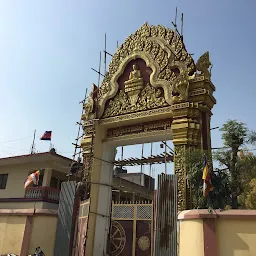 The Cambodian Buddhist Monastery - Sarnath City, Varanasi District, Uttar Pradesh, India
