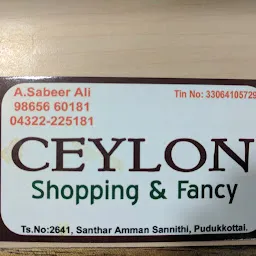 Ceylon - Shopping & Fancy
