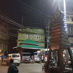 Dambar Chowk. Lions Clock Tower Kalimpong
