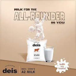 Desi Cow A2 Milk- Deis Farms