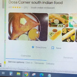 Dosa Corner south indian food
