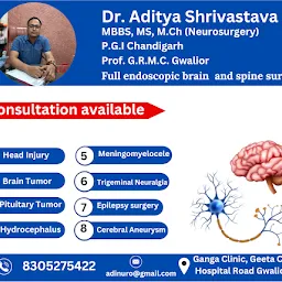 Dr. Aditya Shrivastava: | Top Neurosurgeon in Gwalior|| Best Brain/Spine surgeon in Gwalior