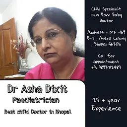 Dr Asha Dixit - Best | Pediatrician | Child Doctor | Child treatment | Child Specialist | Vaccination | Bhopal