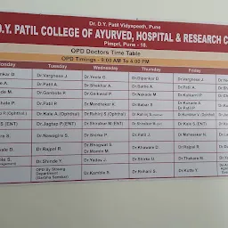 Dr. D. Y. Patil College of Ayurved and Research Centre