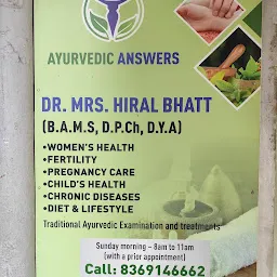Dr. Hiral Bhatt, Ayurvedic Answers