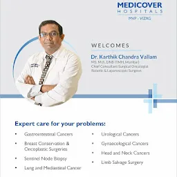 Dr. Karthik Chandra V - Surgical Oncologist-Best Cancer Surgeon-Best Oncologist-Best Cancer Doctor in Visakhapatnam