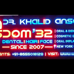 Dr. Khalid Ansari's - Wisdom 32 - Dental Hair & Face - Since 2007