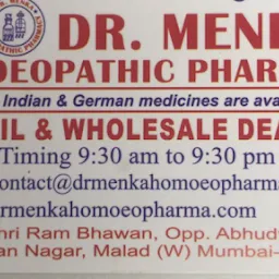 Dr Menka Homoeopathic Pharmacy